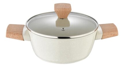 OLLA C/TAPA 20 CM GRANITO M/M LUXURY