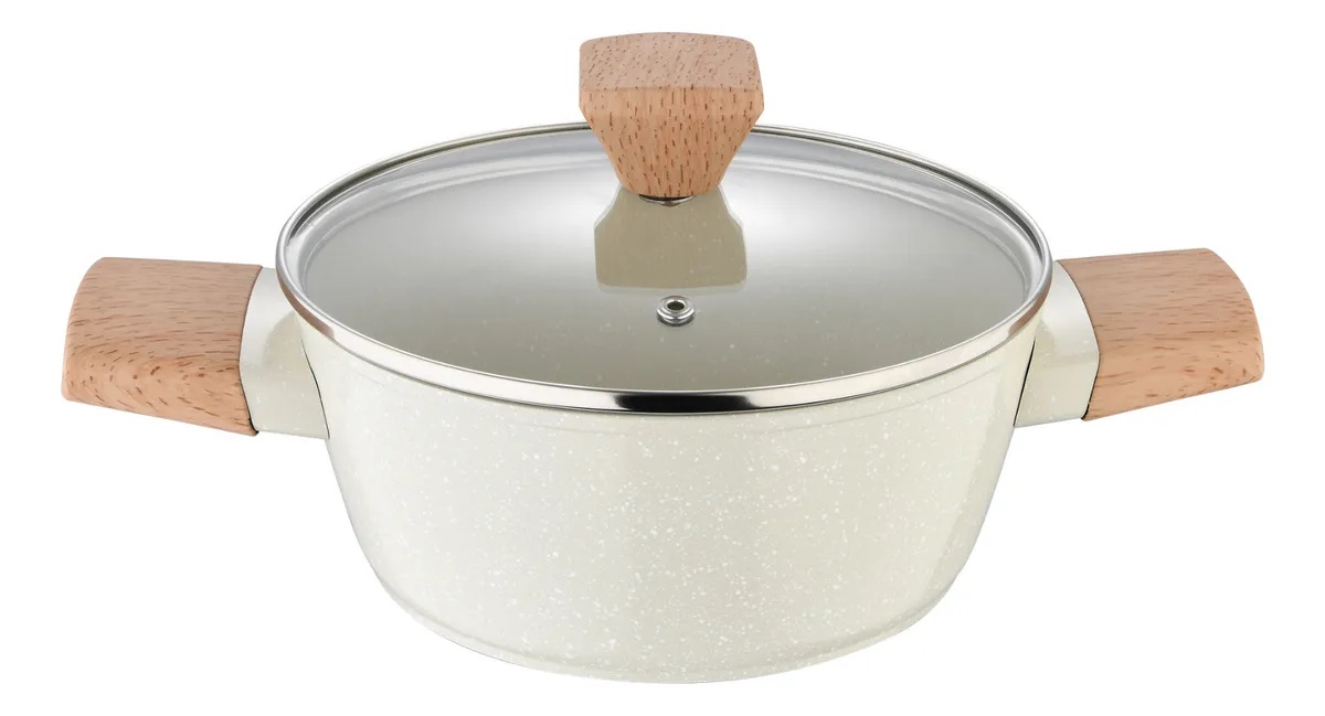 8850602009 OLLA C/TAPA 20 CM GRANITO M/M LUXURY - Image 1