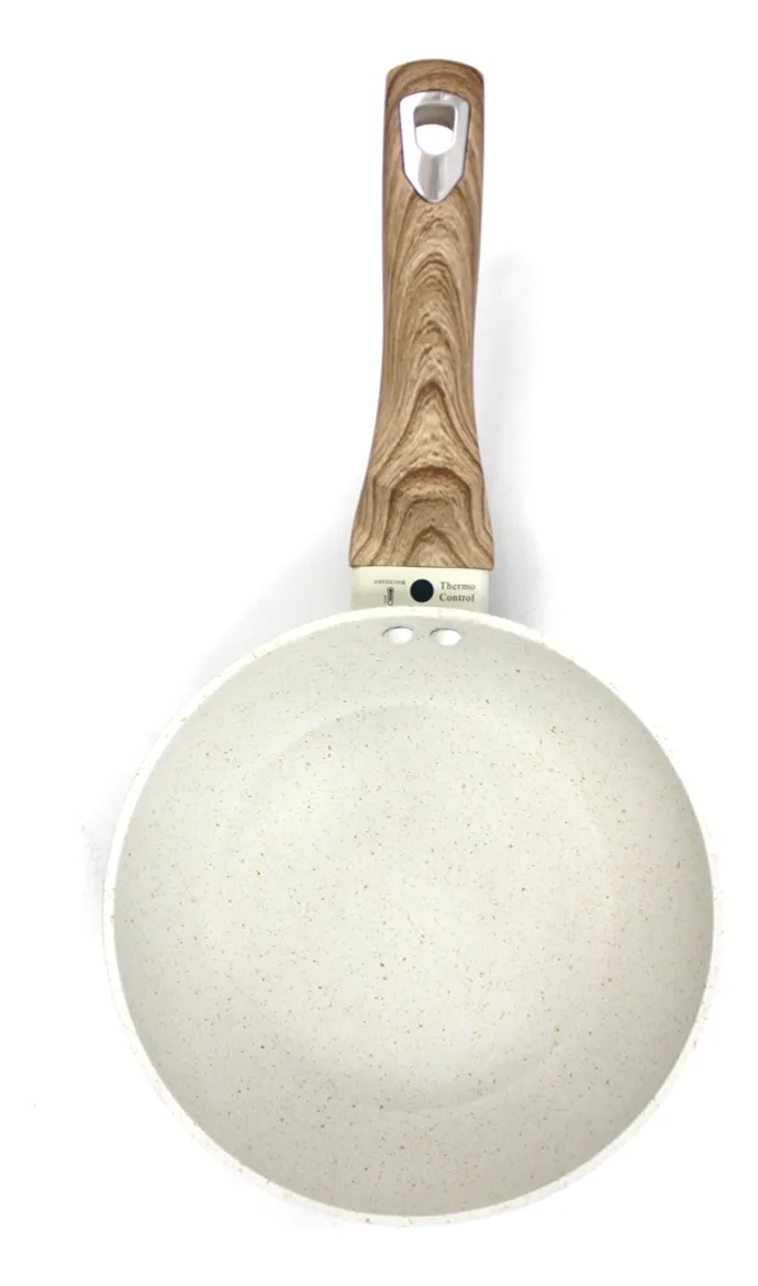 8814502812 SARTEN 28 CM GRANITO LUXURY C/M MADERA - Image 1